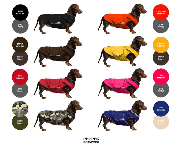 DACHSHUND WINTER COAT - READY-MADE