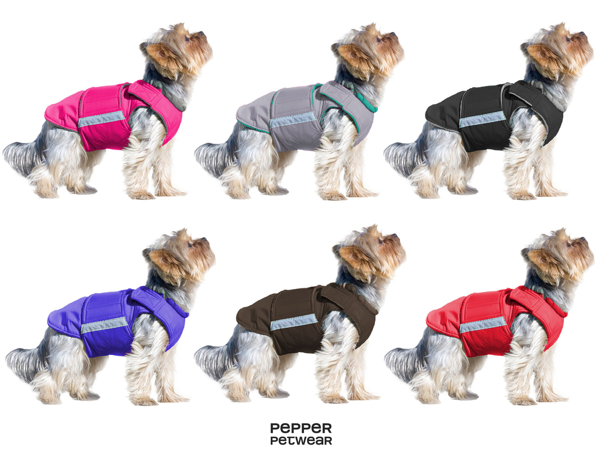 YORKIE WINTER COAT READYMADE Pepper Petwear