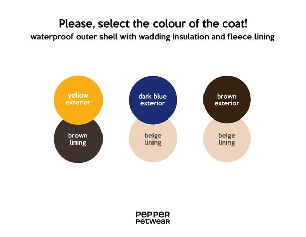 RHODESIAN RIDGEBACK EXTRA WARM WINTER COAT - READY-MADE