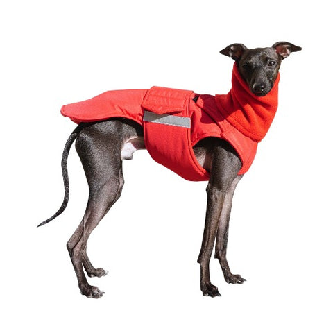 ITALIAN GREYHOUND EXTRA WARM WINTER DOG COAT + NECK WARMER/ MADE TO ORDER