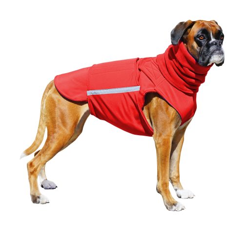 BOXER SOFTSHELL DOG COAT + NECK WARMER - READY-MADE