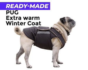 PUG EXTRA WARM WINTER COAT - READY-MADE
