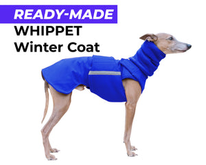 WHIPPET WINTER COAT + NECK WARMER- READY-MADE