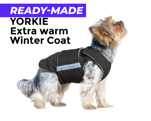 YORKIE EXTRA WARM WINTER COAT - READY-MADE